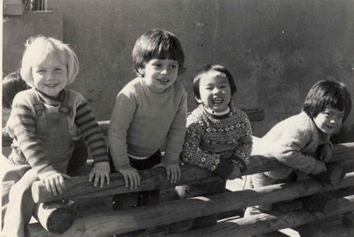 ‘Travel by bus’ dramatic play, Erskineville Nursery School, 1978